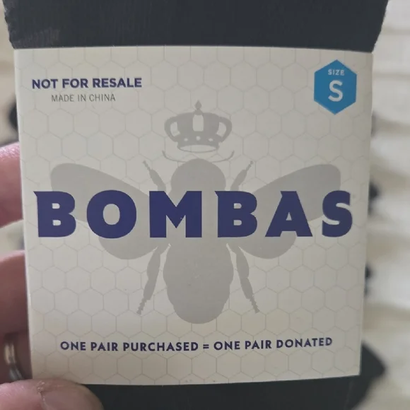 Bombas Black Athletic Socks Lot - Picture 2 of 6